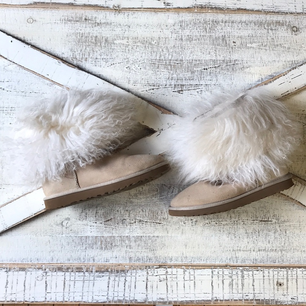 Ugg boots size 8 fur